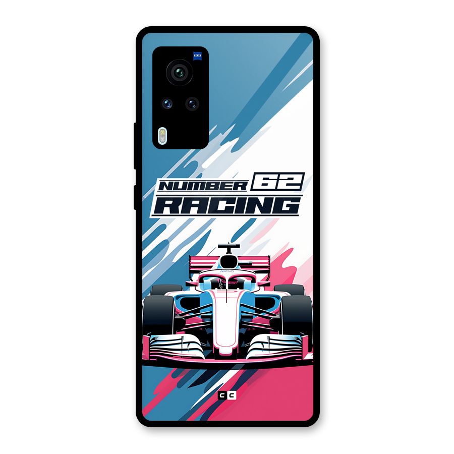 Motor Racing Glass Back Case for Vivo X60 Pro