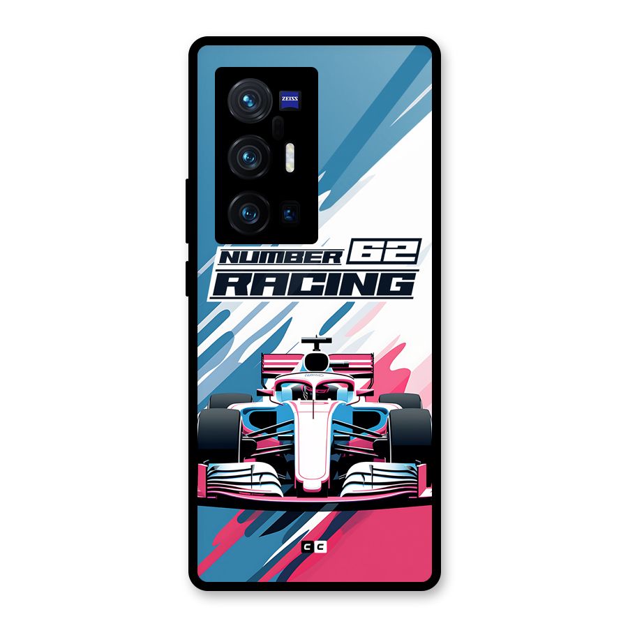 Motor Racing Glass Back Case for Vivo X70 Pro Plus