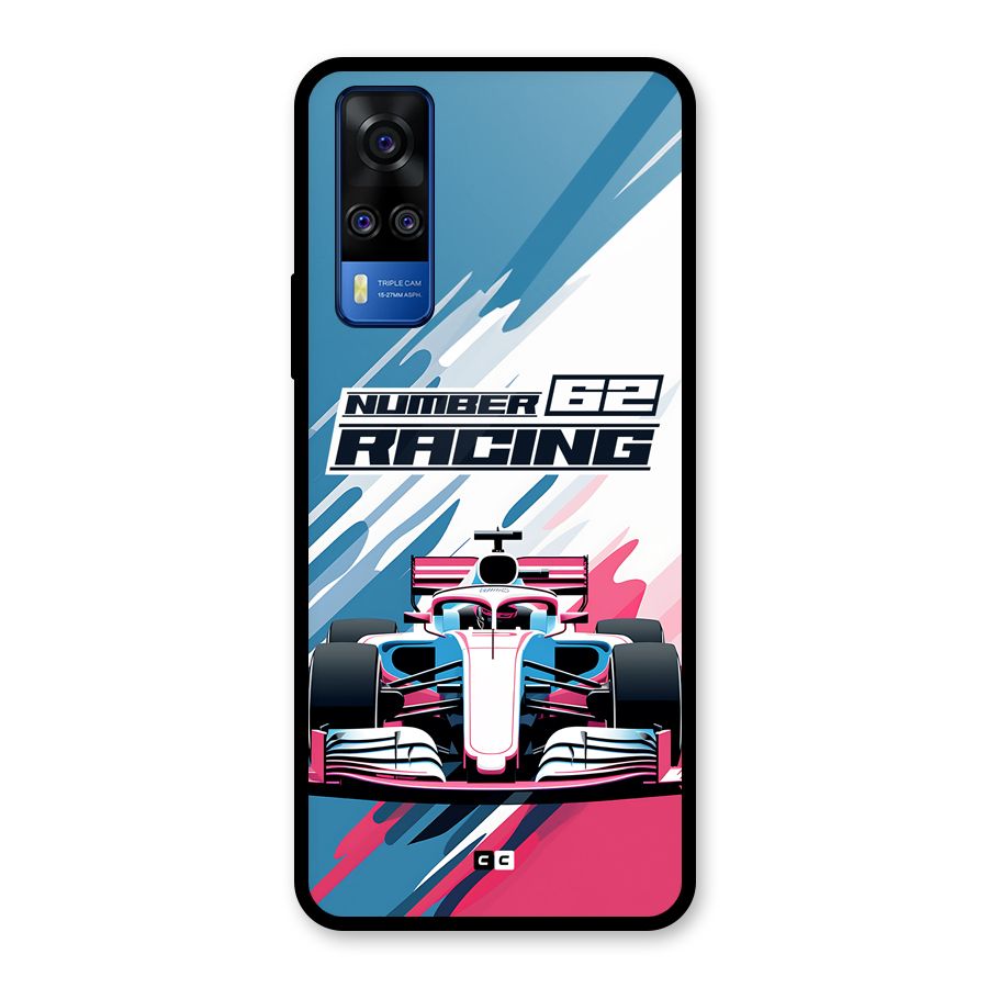 Motor Racing Glass Back Case for Vivo Y31