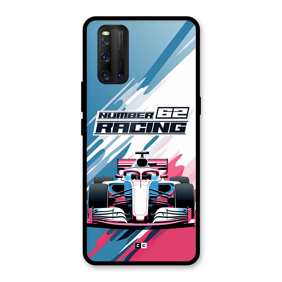 Motor Racing Glass Back Case for Vivo iQOO 3