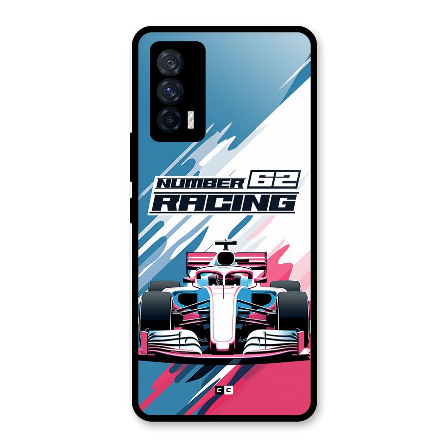 Motor Racing Glass Back Case for Vivo iQOO 7 5G