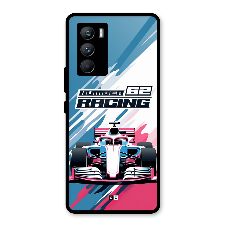Motor Racing Glass Back Case for Vivo iQOO 9 SE