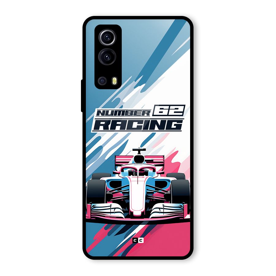 Motor Racing Glass Back Case for Vivo iQOO Z3