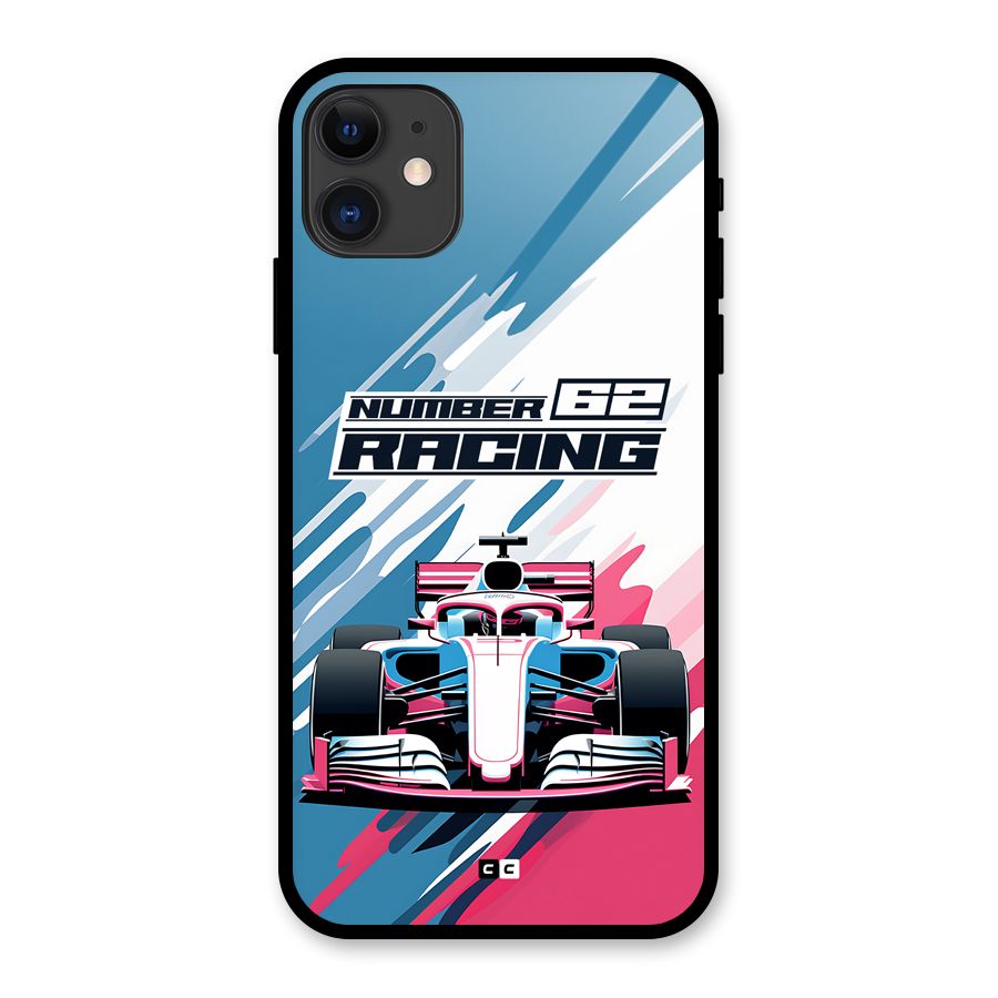 Motor Racing Glass Back Case for iPhone 11