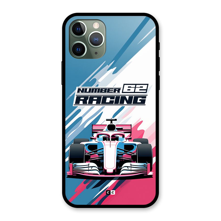 Motor Racing Glass Back Case for iPhone 11 Pro