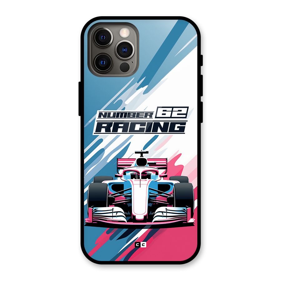 Motor Racing Glass Back Case for iPhone 12 Pro