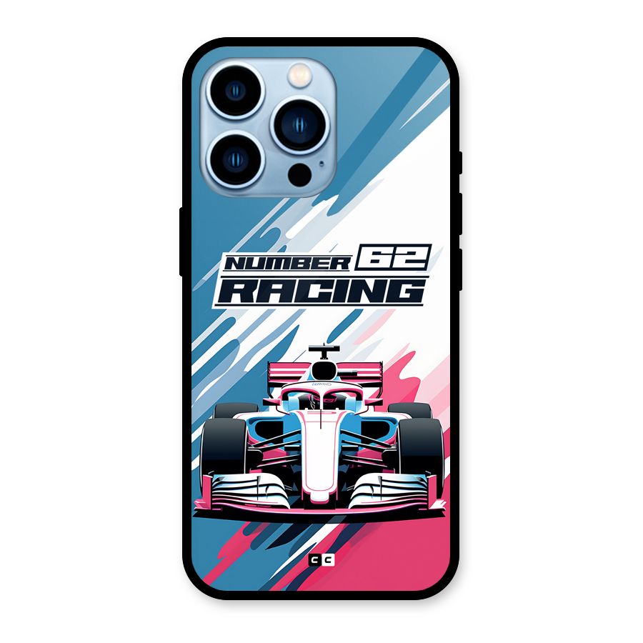Motor Racing Glass Back Case for iPhone 13 Pro