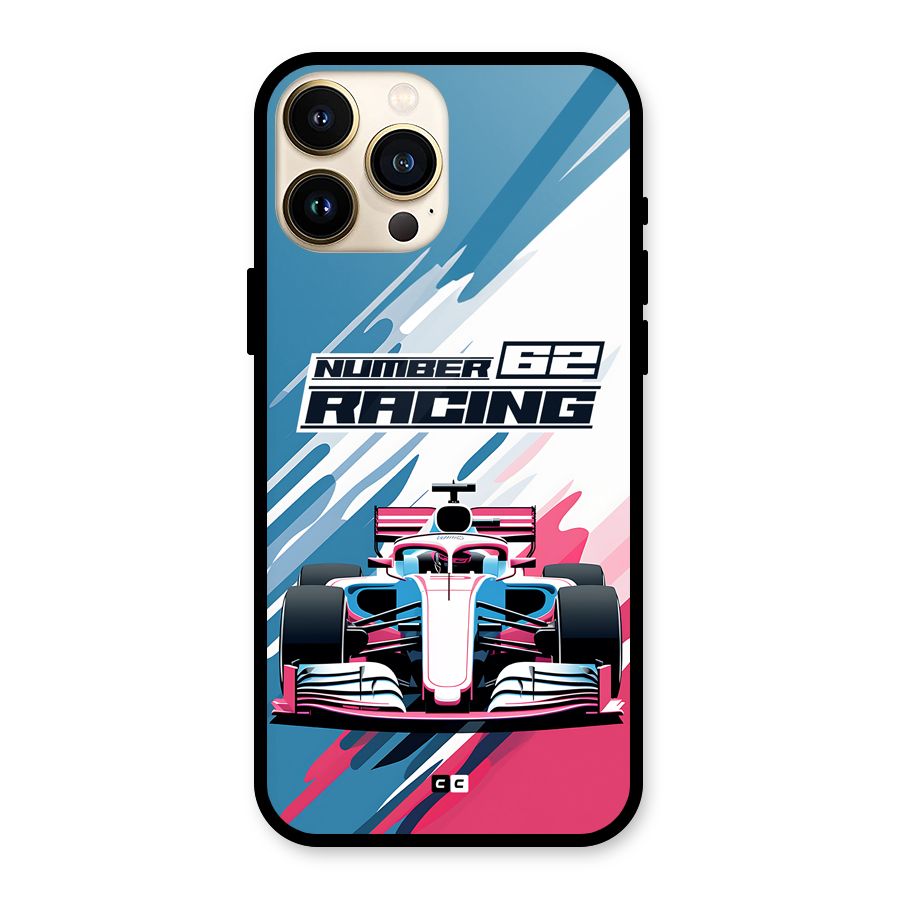 Motor Racing Glass Back Case for iPhone 13 Pro Max