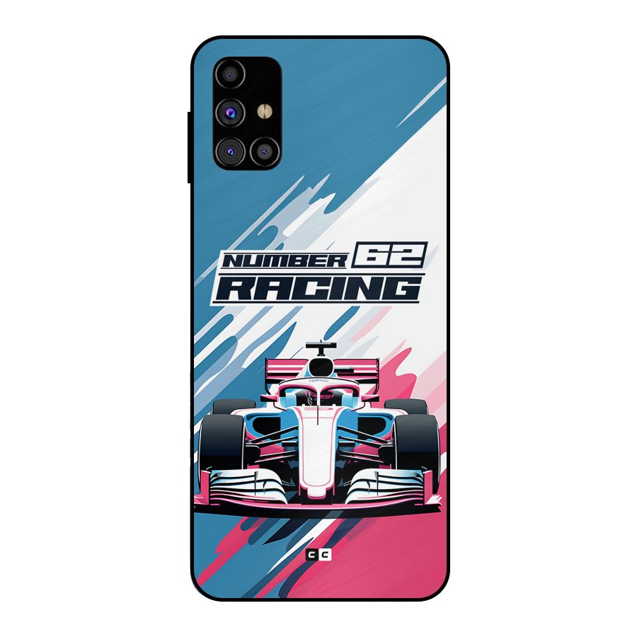 Motor Racing Metal Back Case for Galaxy M31s
