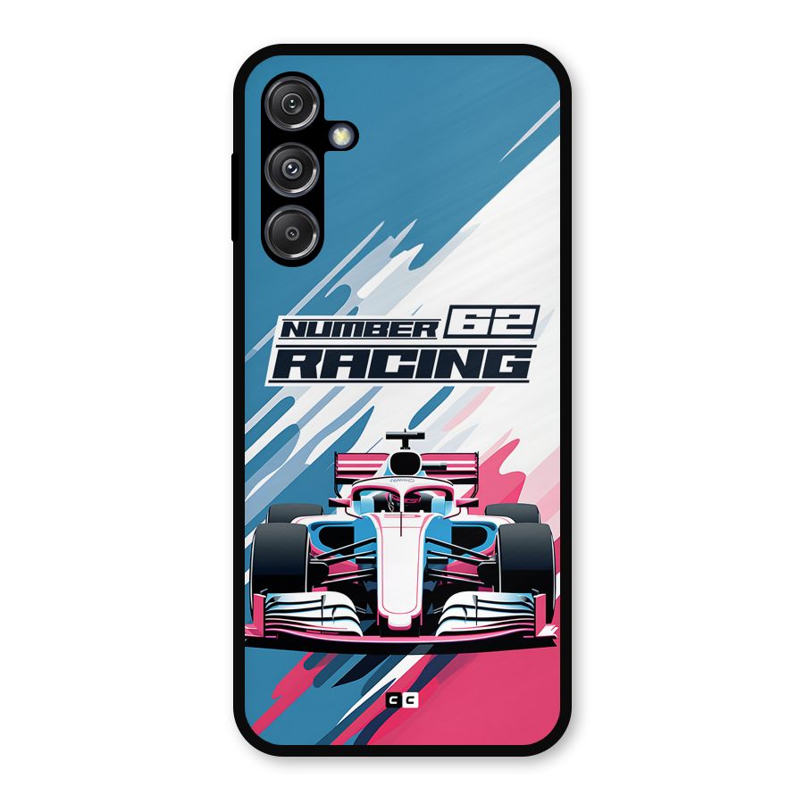 Motor Racing Metal Back Case for Galaxy M34 5G