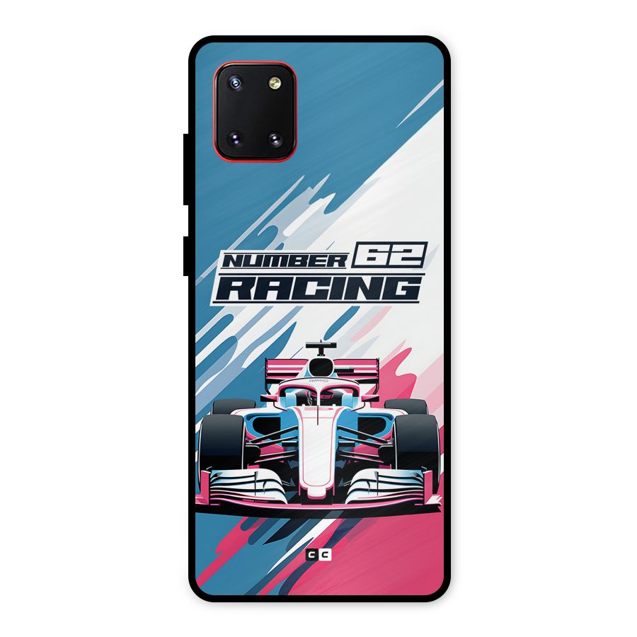 Motor Racing Metal Back Case for Galaxy Note 10 Lite