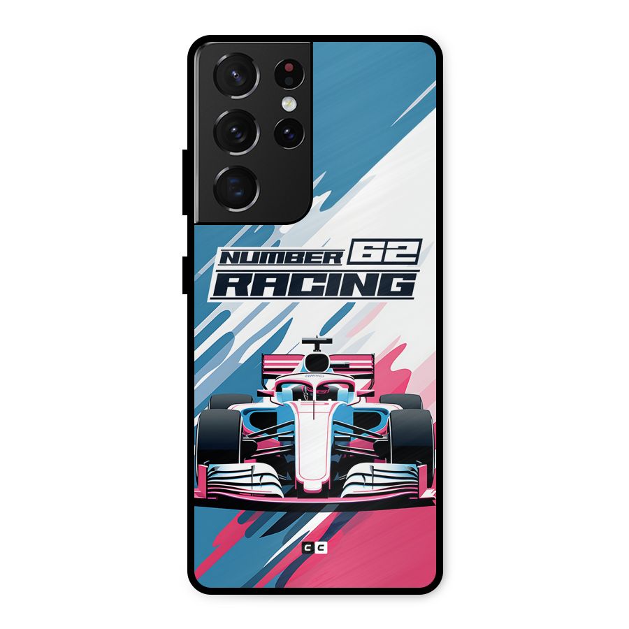 Motor Racing Metal Back Case for Galaxy S21 Ultra 5G