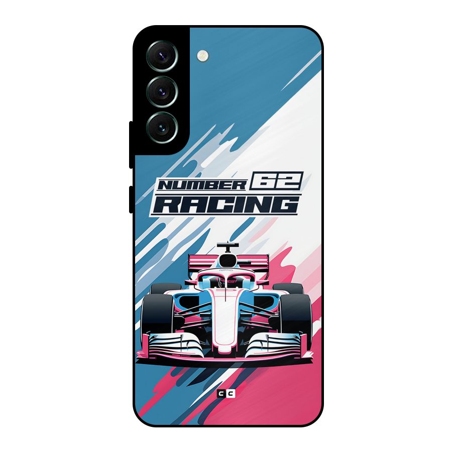 Motor Racing Metal Back Case for Galaxy S22 Plus 5G