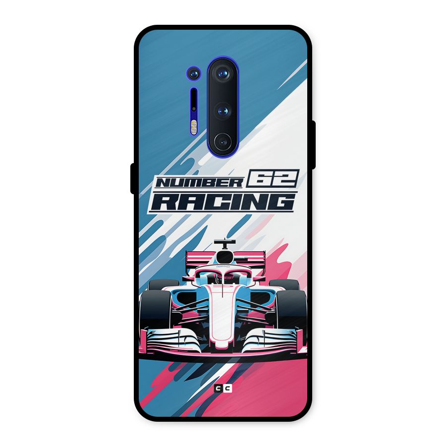 Motor Racing Metal Back Case for OnePlus 8 Pro