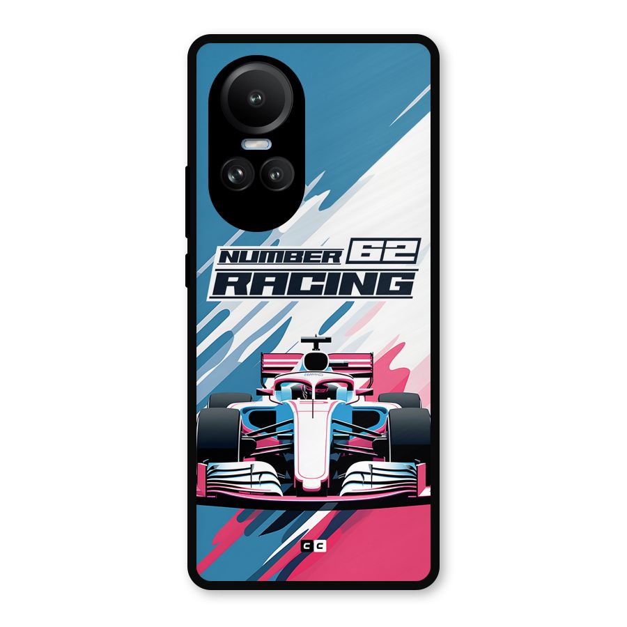 Motor Racing Metal Back Case for Oppo Reno10 Pro