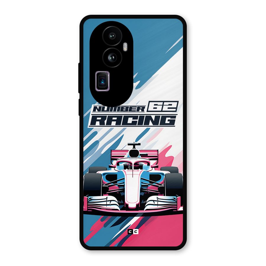 Motor Racing Metal Back Case for Oppo Reno10 Pro Plus