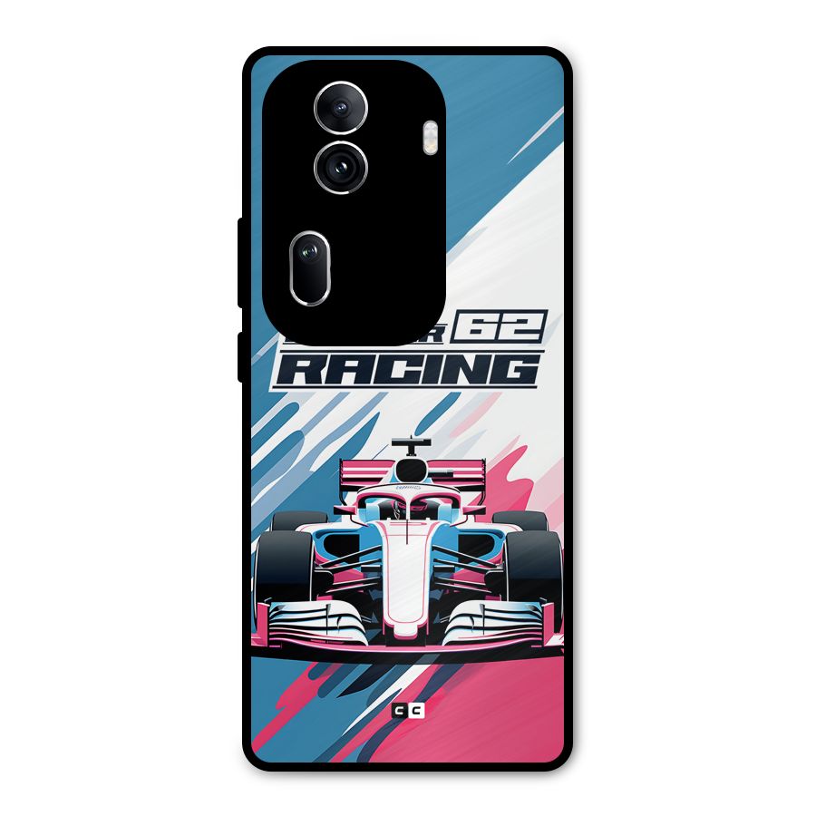 Motor Racing Metal Back Case for Oppo Reno11 Pro 5G