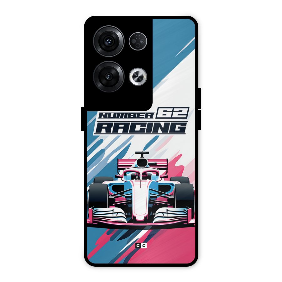 Motor Racing Metal Back Case for Oppo Reno8 Pro 5G