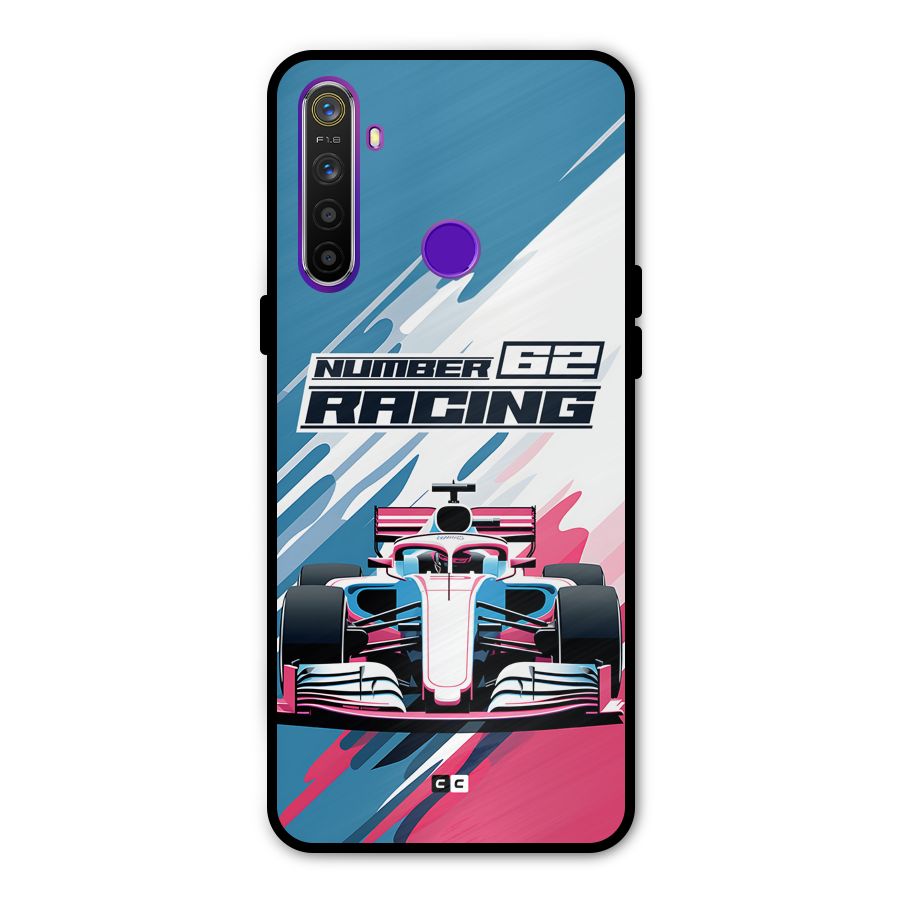 Motor Racing Metal Back Case for Realme 5