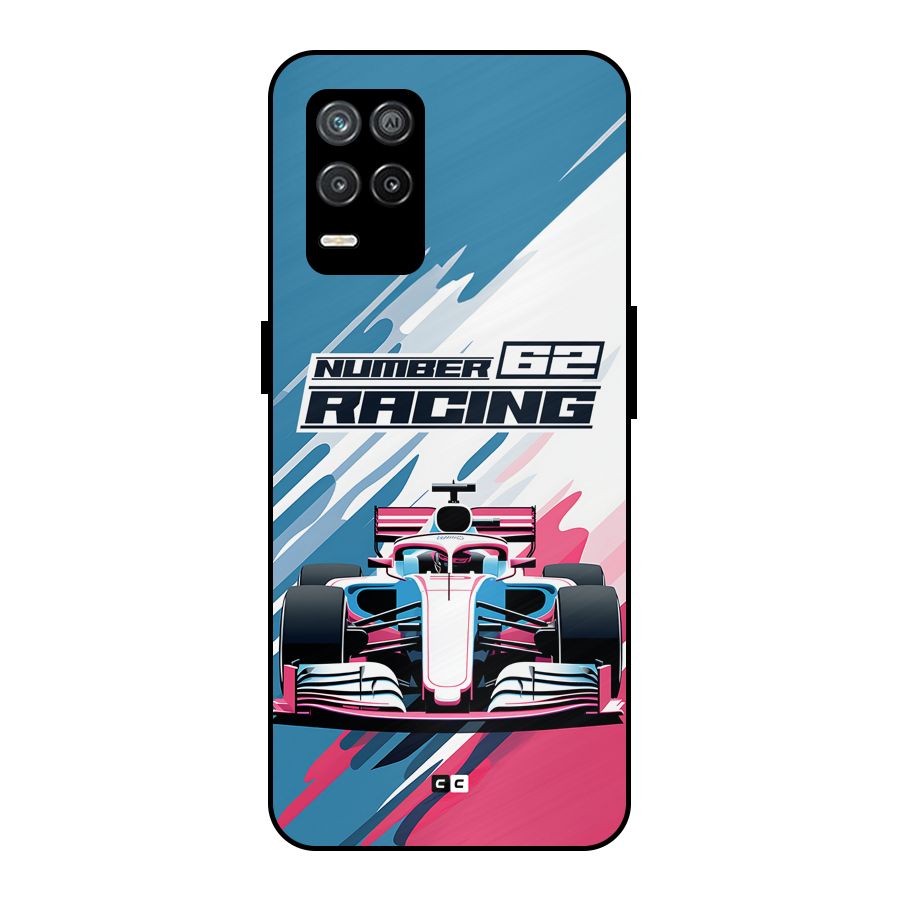 Motor Racing Metal Back Case for Realme 8 5G