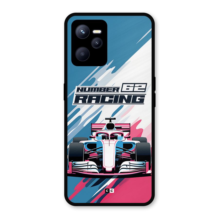 Motor Racing Metal Back Case for Realme C35