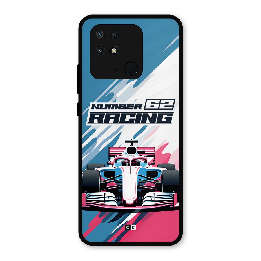 Motor Racing Metal Back Case for Redmi 10 Power