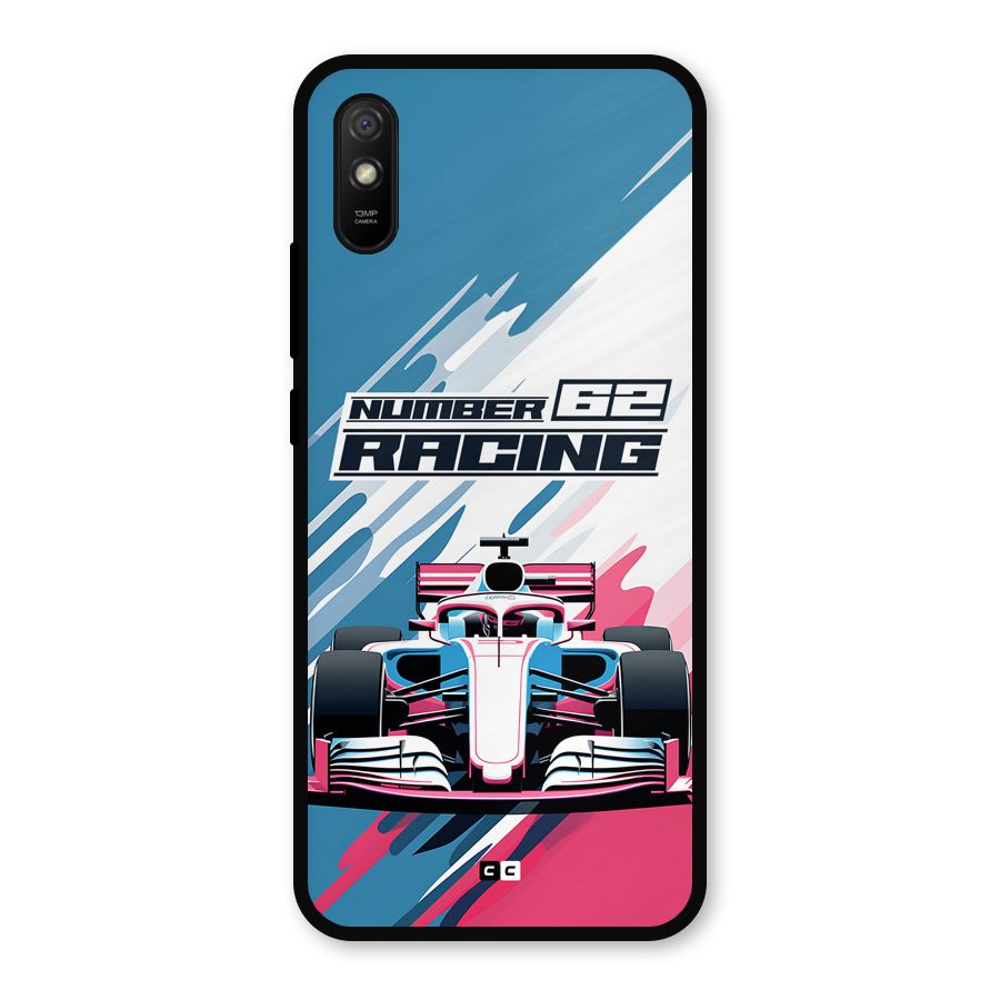 Motor Racing Metal Back Case for Redmi 9a