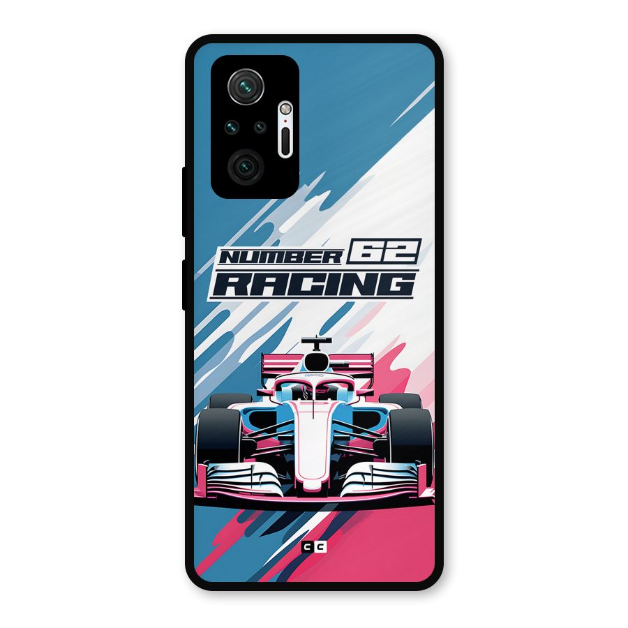 Motor Racing Metal Back Case for Redmi Note 10 Pro