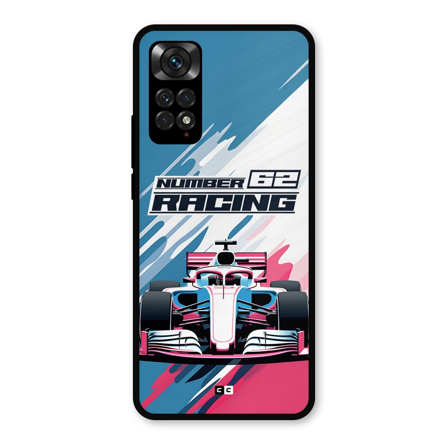 Motor Racing Metal Back Case for Redmi Note 11