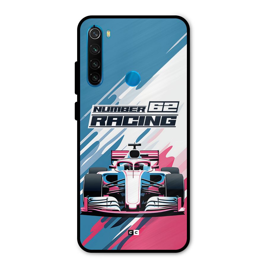 Motor Racing Metal Back Case for Redmi Note 8