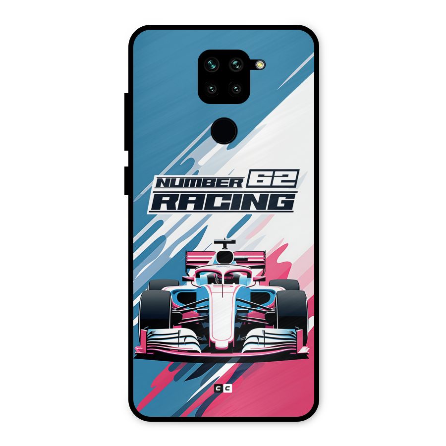 Motor Racing Metal Back Case for Redmi Note 9
