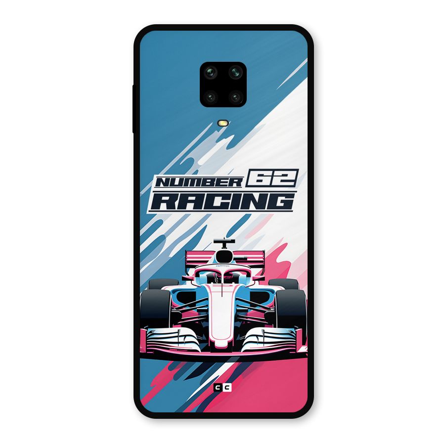 Motor Racing Metal Back Case for Redmi Note 9 Pro
