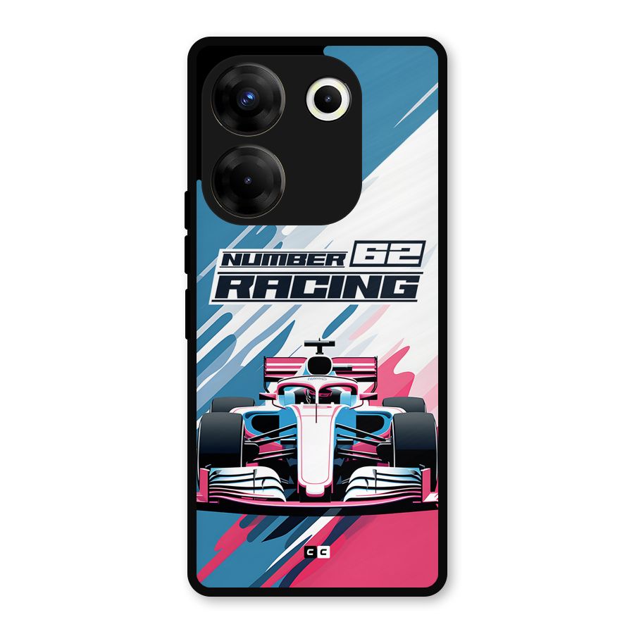 Motor Racing Metal Back Case for Tecno Camon 20