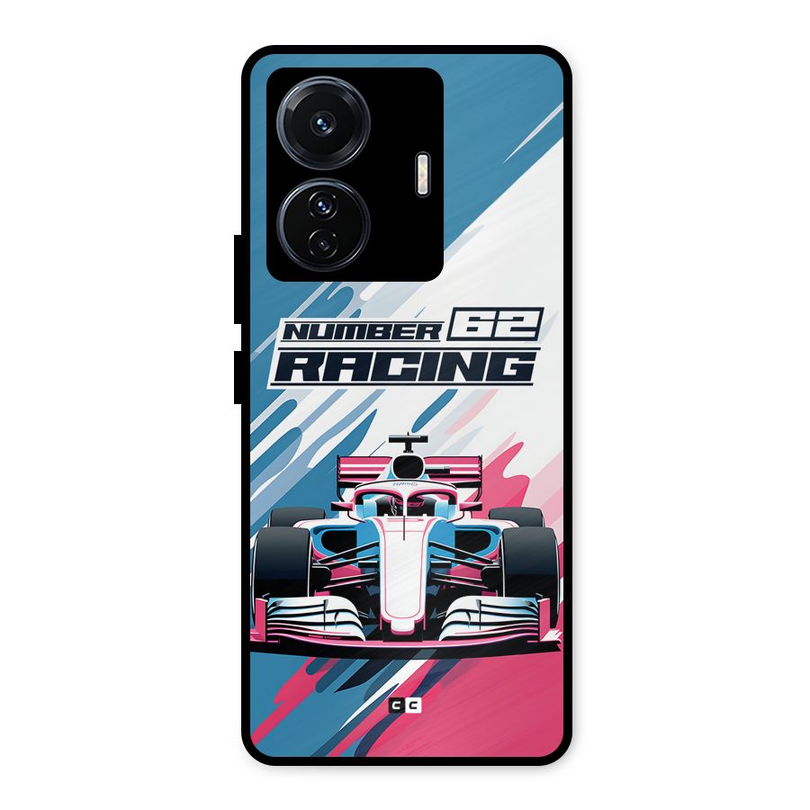 Motor Racing Metal Back Case for Vivo T1 Pro
