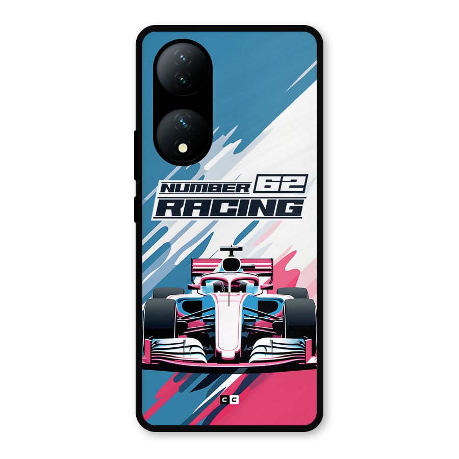 Motor Racing Metal Back Case for Vivo T2