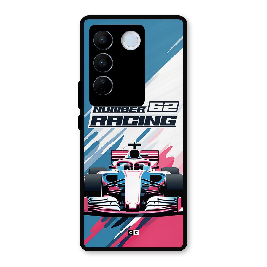 Motor Racing Metal Back Case for Vivo V27