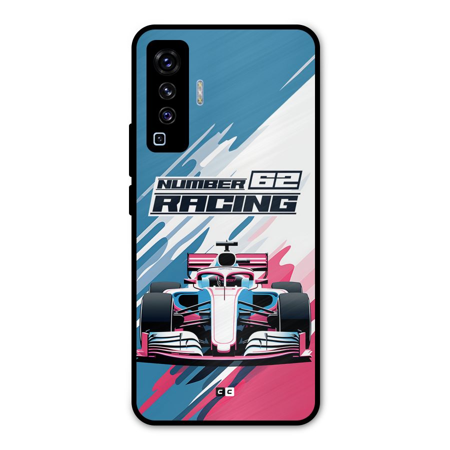 Motor Racing Metal Back Case for Vivo X50