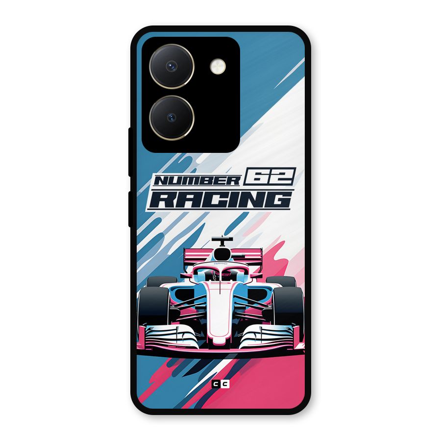 Motor Racing Metal Back Case for Vivo Y36