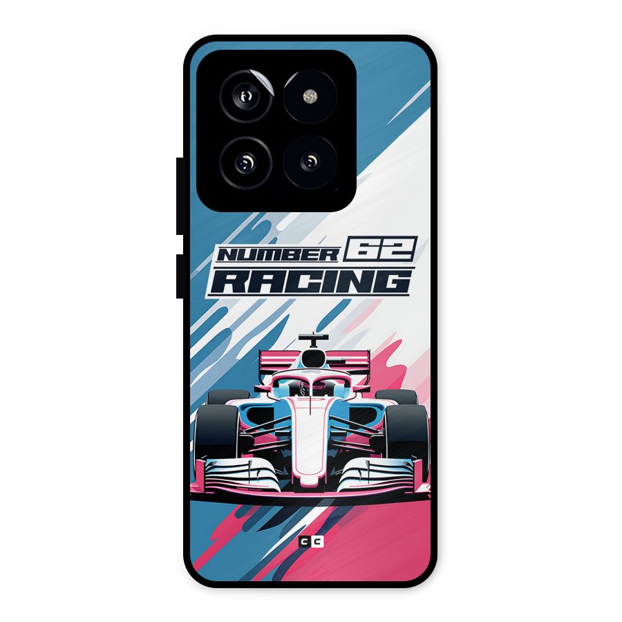 Motor Racing Metal Back Case for Xiaomi 14