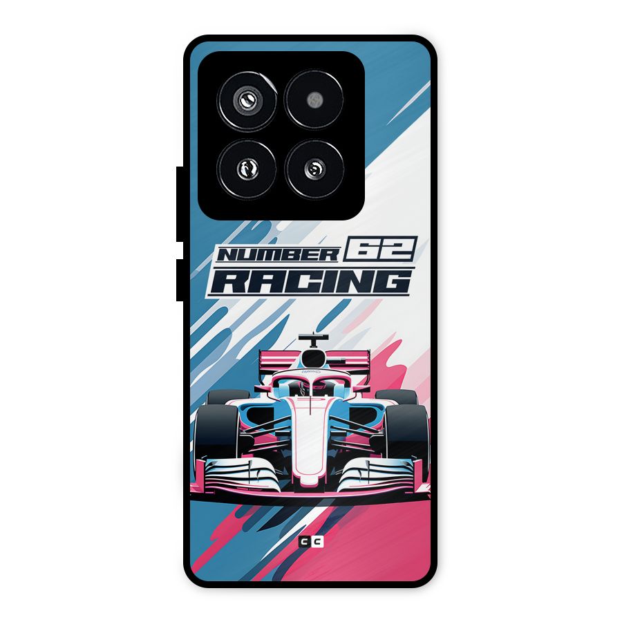 Motor Racing Metal Back Case for Xiaomi 14 Pro