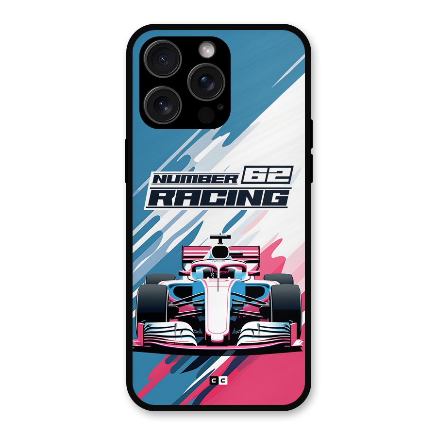 Motor Racing Metal Back Case for iPhone 15 Pro Max