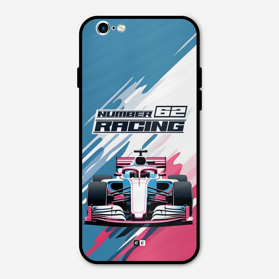 Motor Racing Metal Back Case for iPhone 6 6s