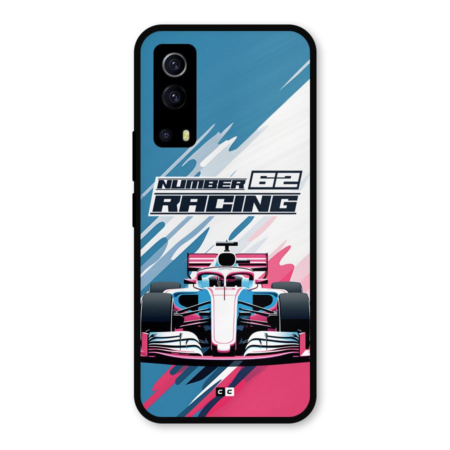Motor Racing Metal Back Case for iQOO Z3