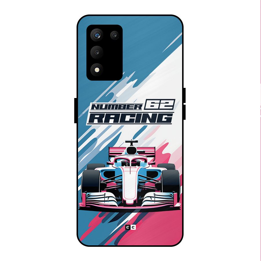 Motor Racing Metal Back Case for realme 9 5G SE