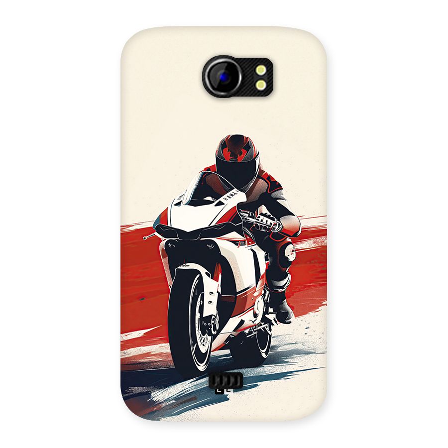 Motosport Rider Back Case for Canvas 2 A110