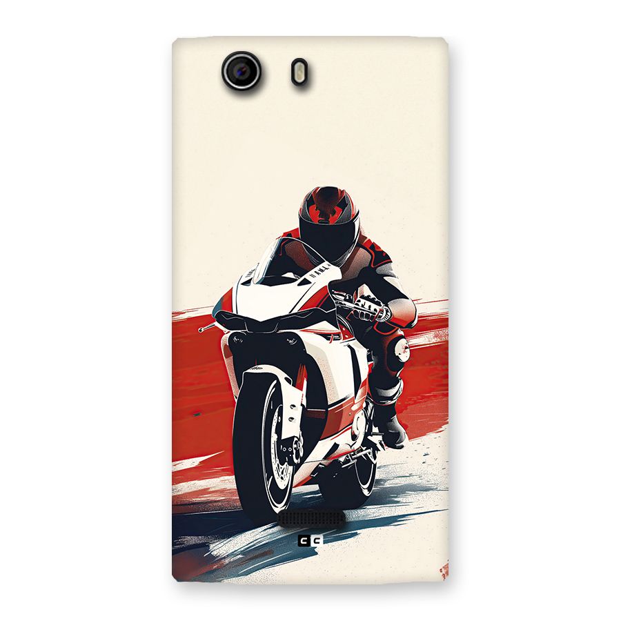 Motosport Rider Back Case for Canvas Nitro 2 E311