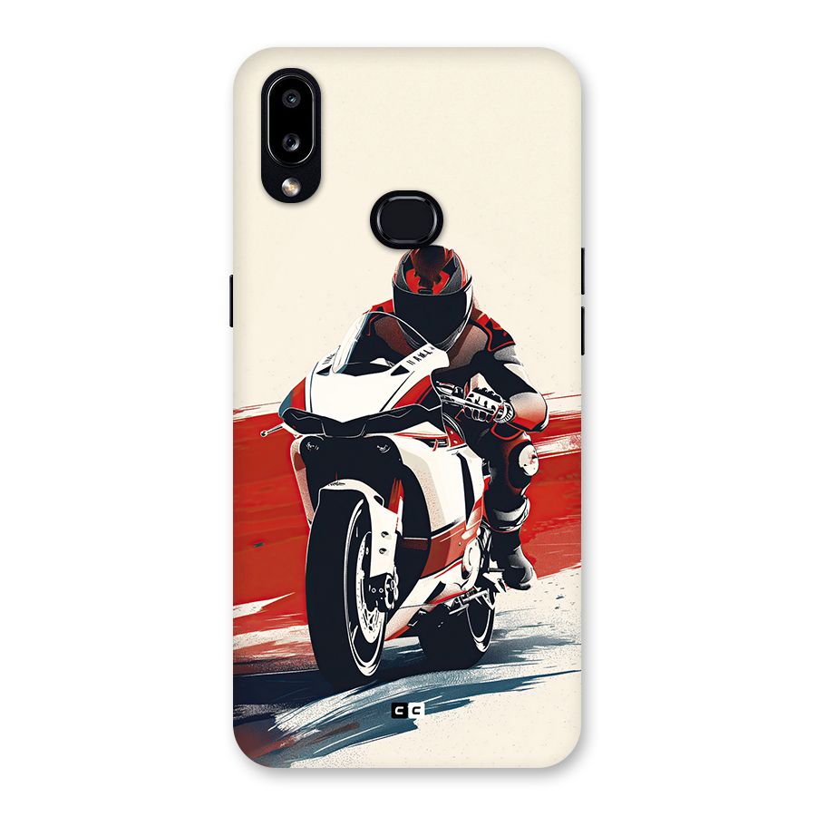 Motosport Rider Back Case for Galaxy A10s