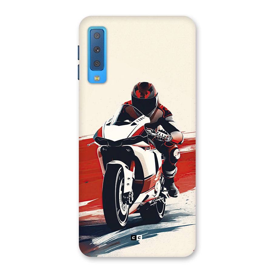 Motosport Rider Back Case for Galaxy A7 (2018)