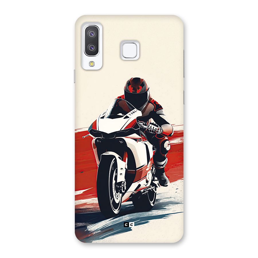Motosport Rider Back Case for Galaxy A8 Star