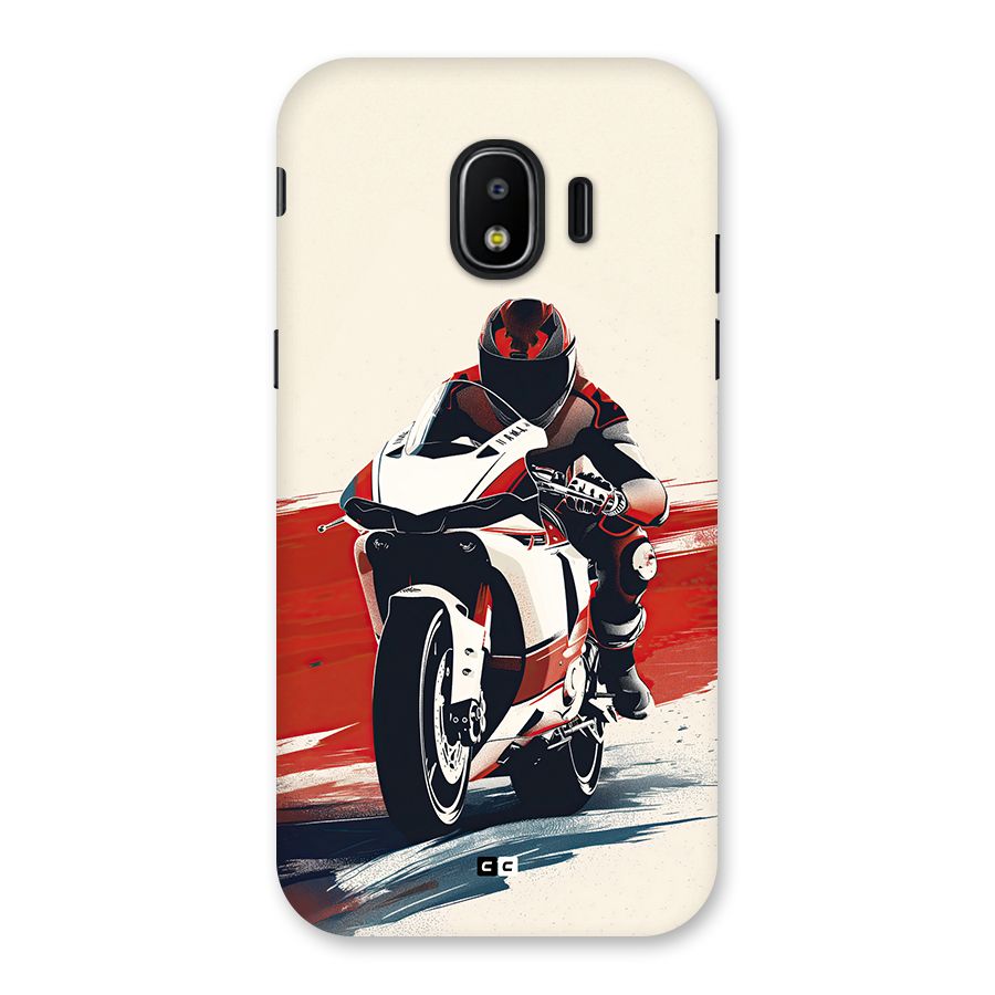 Motosport Rider Back Case for Galaxy J2 Pro 2018